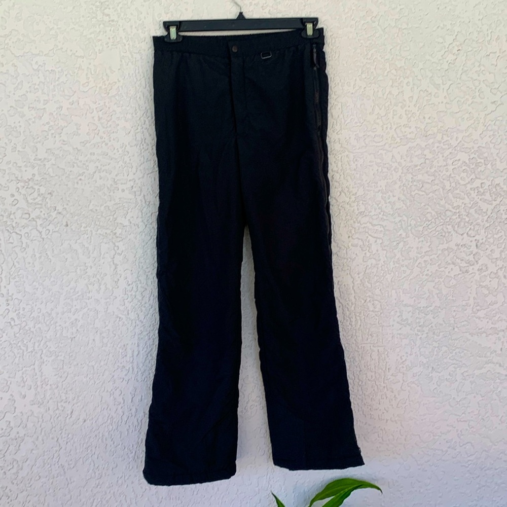 Obermeyer men’s ski pants with side zippers and adjustable waist size S